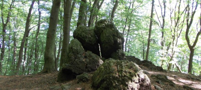 Magnetberg an der Burg Frankenstein